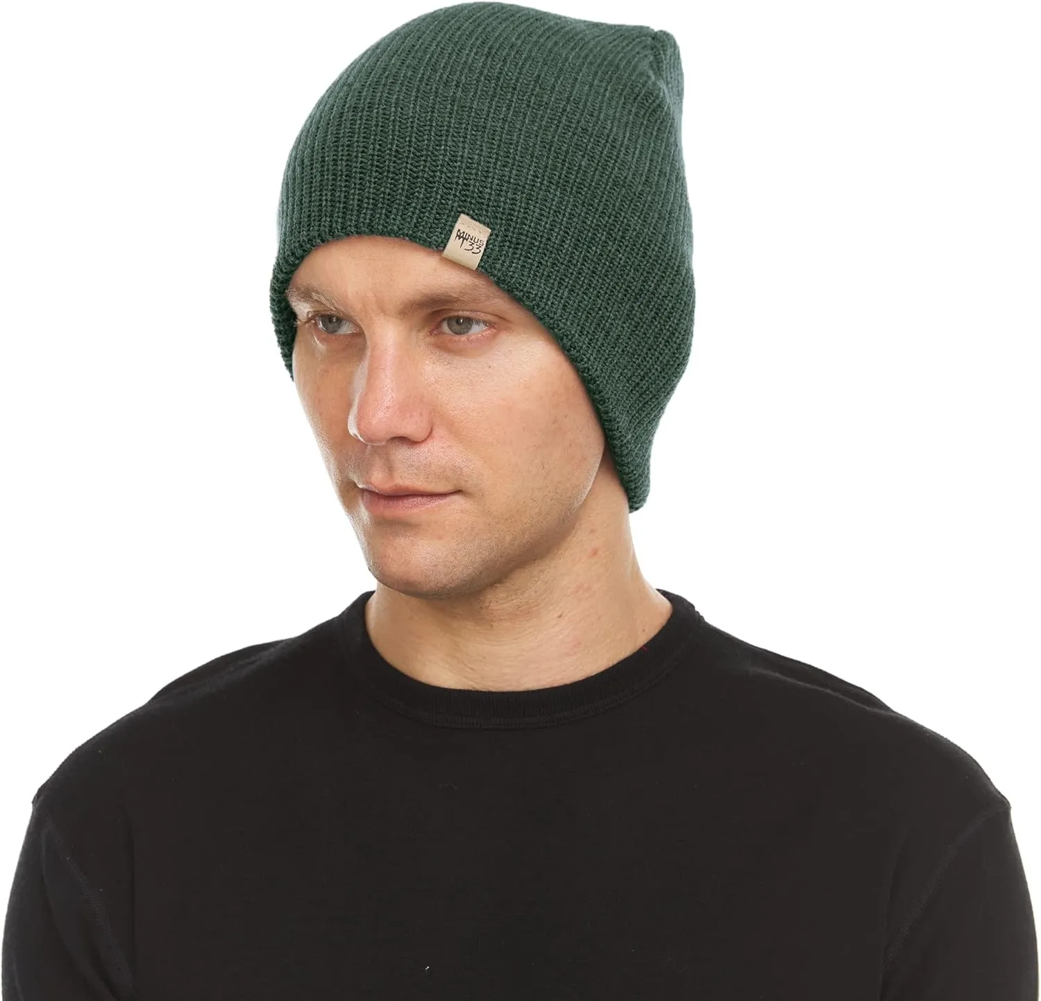 Merino Wool Everyday Knit Wool drape ragtime Beanie Minus33 