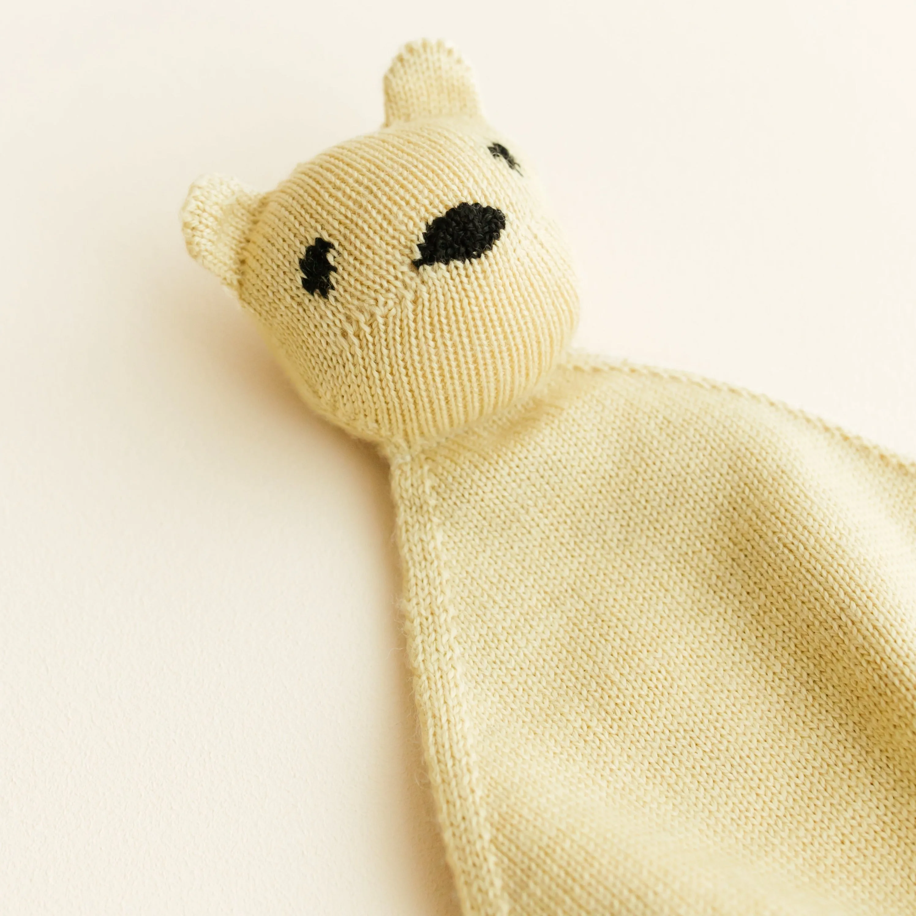 Merino Wool Teddy Tokki (Light Yellow)