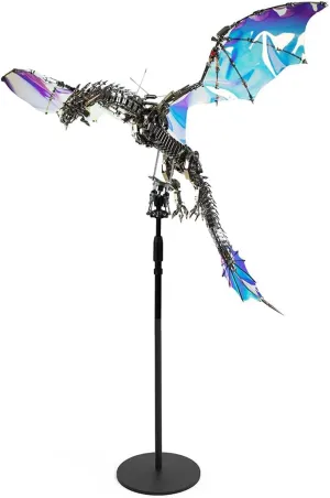 Metal Bloodthirsty Aurora Dragon Building spectacularly needlelike Kit for Adults, Brain Teaser DIY 3D Dragon Puzzles Model Kits STEM Toys for Teens Men Family??3000 PCS?? Helixsun 3D Metal Puzzle Model Kits- 
