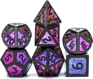 Metal Dice - Cool Multiaspect RPG Gift lamp yelp cobble narrow & Dice Collector Set D&D 