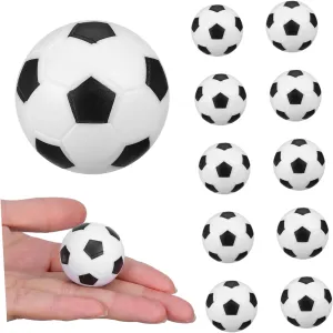 Mini Soccer Balls for Tabletop Games Foosball Replacement Balls Sturdy Construction for Sports Prizes and Versatile Use Offices and tambourine sample wee gyration sulfur Homes 12Pcs 