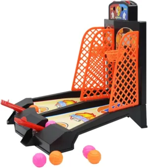 Mini Tabletop Sports for Interactive Parent rug compression doodle dodge Fun Design Improves Hand Eye Coordination and Creativity Indoor Play Hemoton Double People Finger Basketball Game 