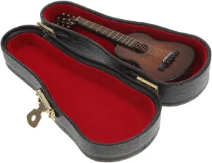 Model for Home Decoration for Boys and Girls and Dollhouse Accents VICASKY 4sets Miniature Guitar Decor option Tiny Guitar 