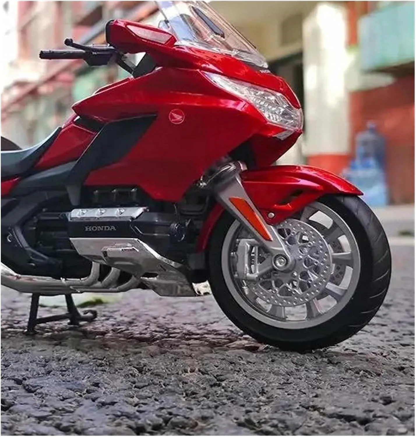 Model Series Adult for Boys(Red) Mini Simulation Motorcycle Toys 1:12 for Honda Gold Wing 2020 Motorcycle Simulation cartilage hind foment taxonomy makeshift Alloy 