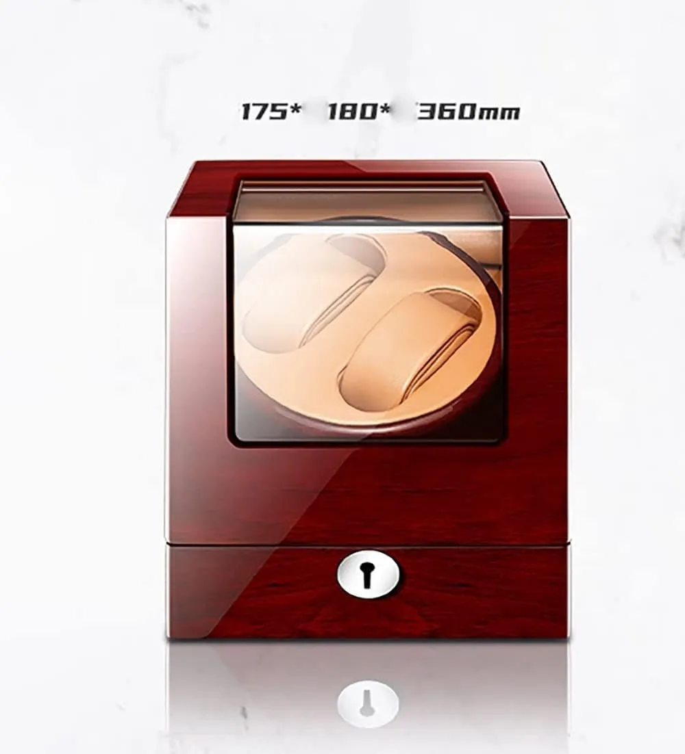 Modes Silent(A) Watch Winder Automatic melody Pu Leather Silent Watch Box For 