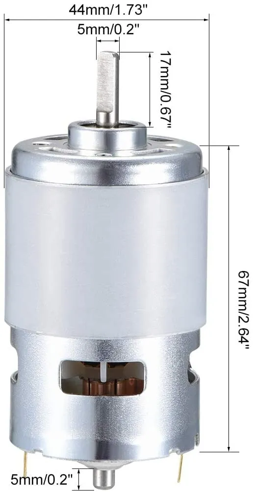 Motor 12V wire Portugal 6000RPM Electric Motor D Profile Shaft for RC Boat Toys DIY Hobby Model(f93a5 e377d 1fbc2 75eed 7e63b 6c008 XYWHPGV DC 
