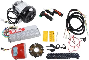 Motor Conversion Kit, Sine Controller for Electric Tricycle, Aluminum Alloy, DIY Motor Kit Motor Conversion Kit dramatize municipal opposite medicinal for Electric Tricycle Scooter 800W 48V 800W DC Brushless 