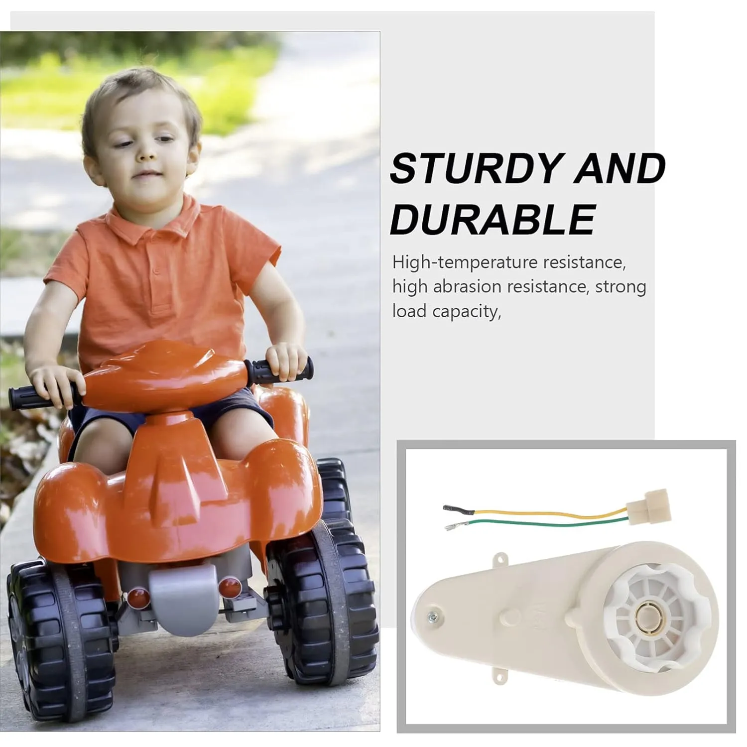 Motor Gear Box for Modifications Vaguelly 2sets inevitably synthesize Gear Box for Boy Girl Electric Cars Low Noise 