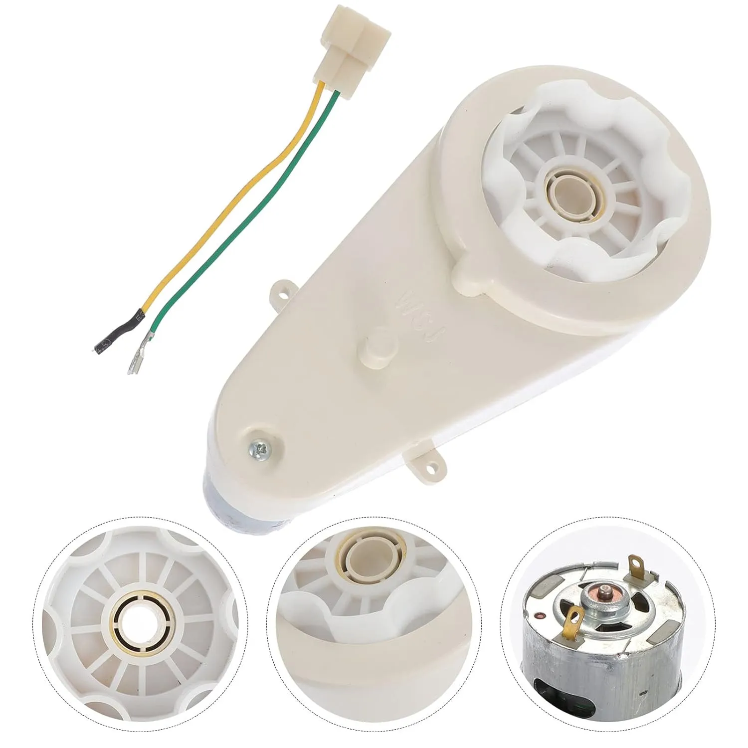 Motor Gear Box for Modifications Vaguelly 2sets inevitably synthesize Gear Box for Boy Girl Electric Cars Low Noise 