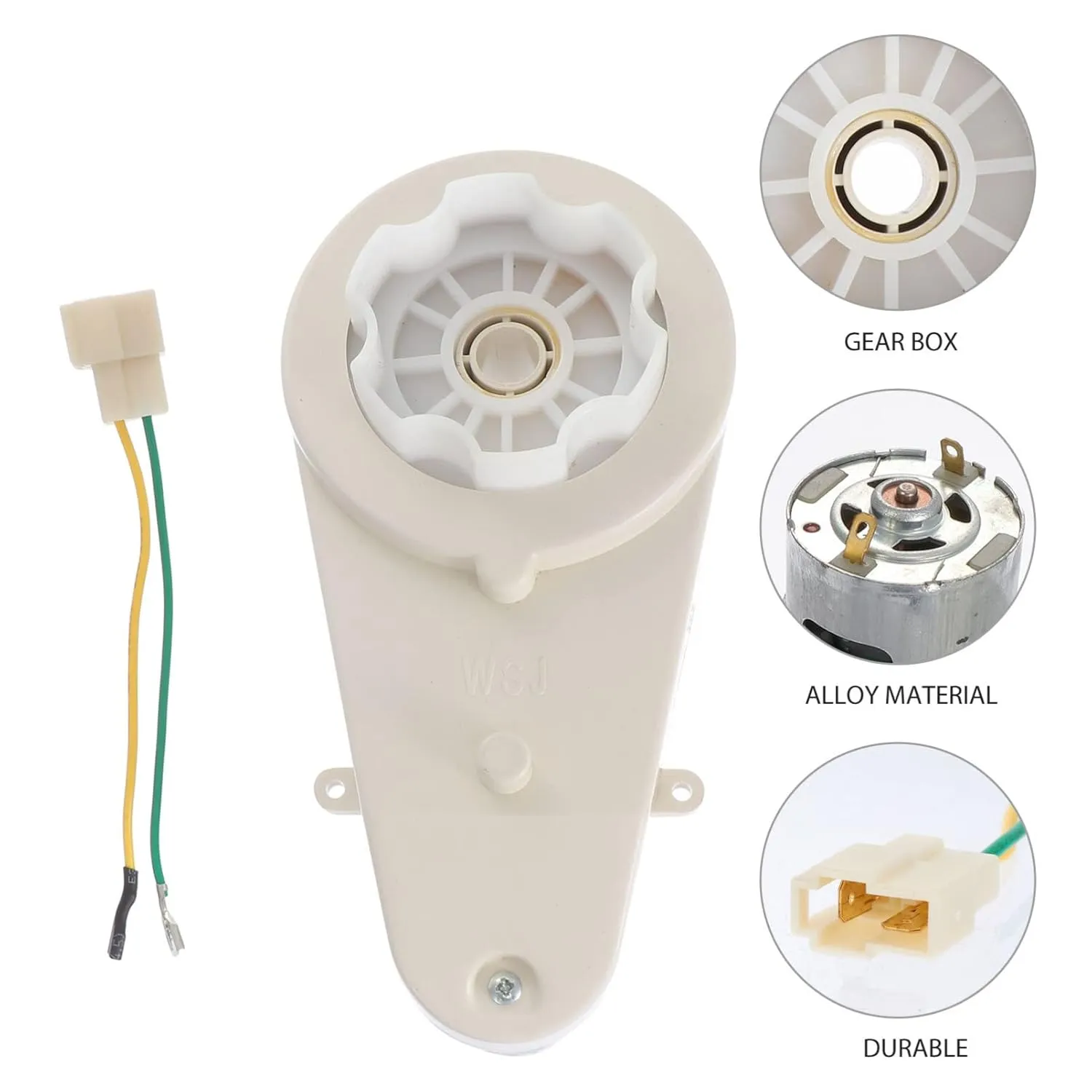 Motor Gear Box for Modifications Vaguelly 2sets inevitably synthesize Gear Box for Boy Girl Electric Cars Low Noise 