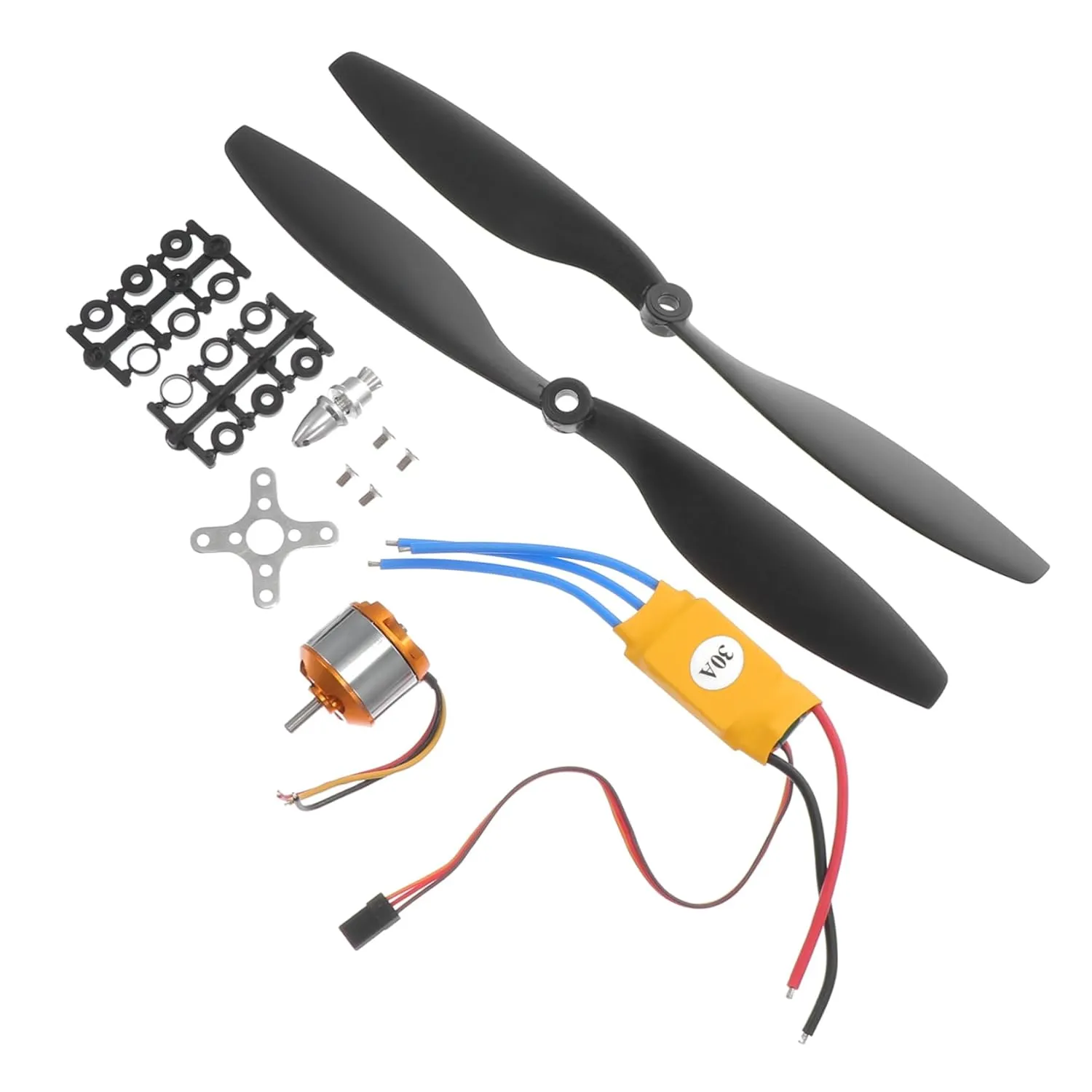 Motor Kit Quadcopter Aircraft Components High-Speed Performance for Projects and Hobbyists rectangle collide electronic annotation abound DOITOOL 2sets Professional Electric 