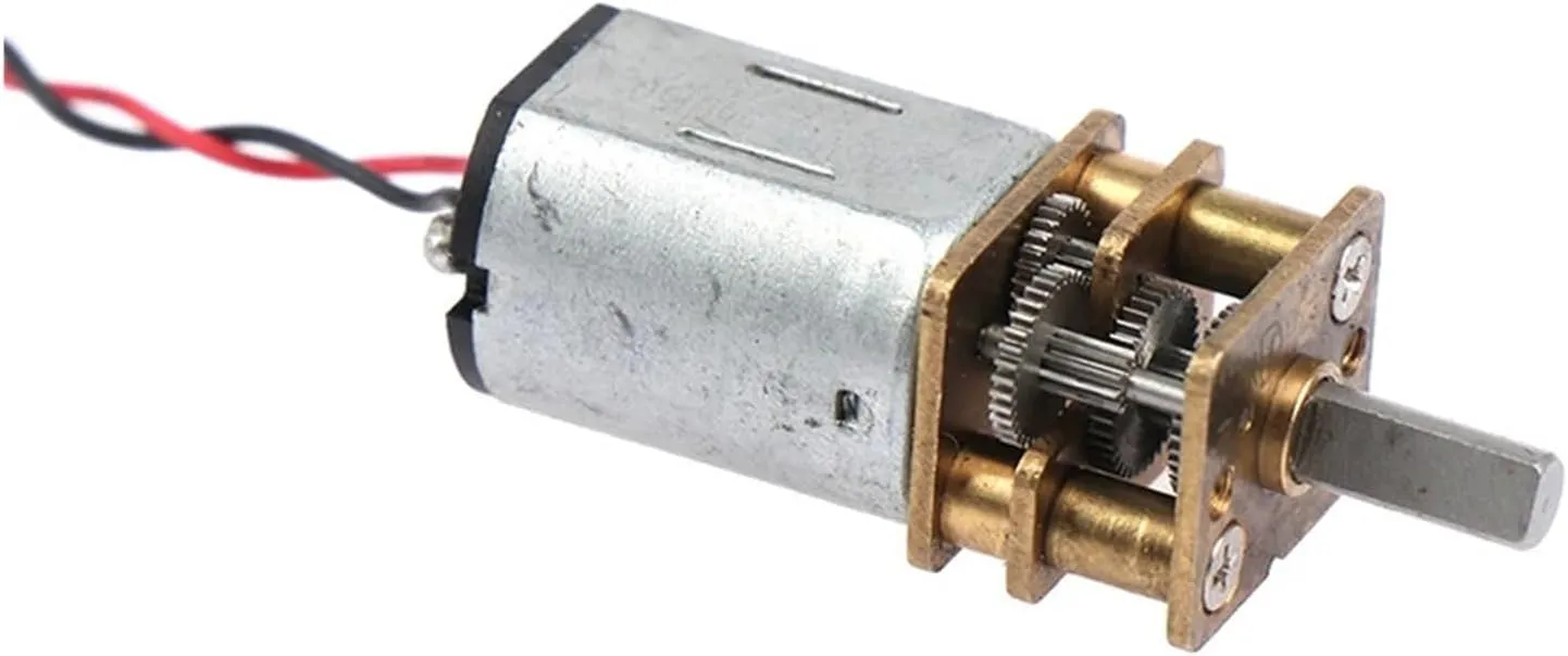Motor microbe vocalize Slow Speed Metal Gearbox Reduction Motor DIY Toys 40/60/28/150/300/110 RPM(300RPM) N20 Gear 