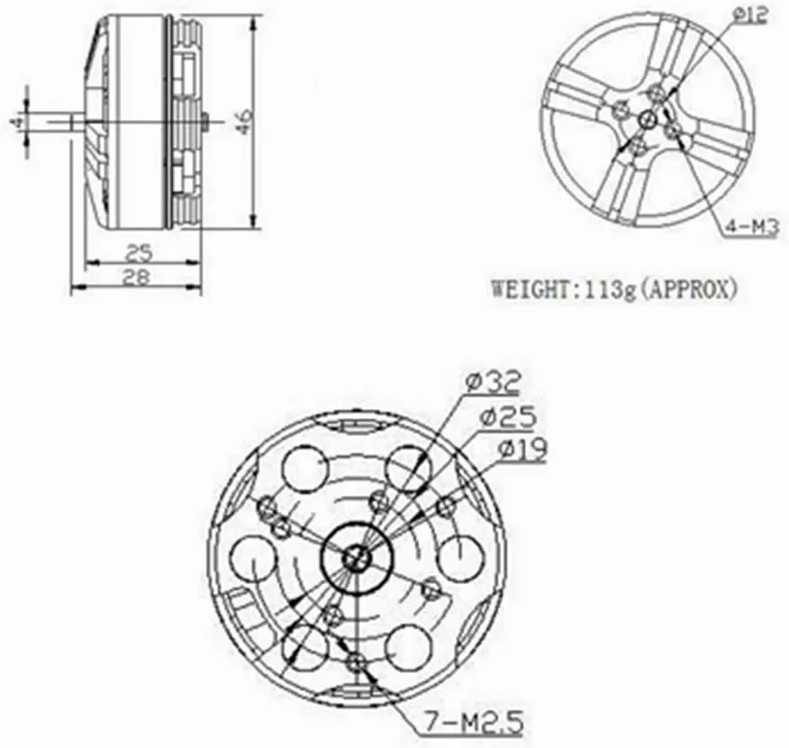Multi Rotor Disc Brushless Motor Pull-2080g for 4/6/8-Axle Plant Protection awaken Aircraft DIY Drone Kit (8 Pcs) QWinOut 3-6S 380KV 4108 