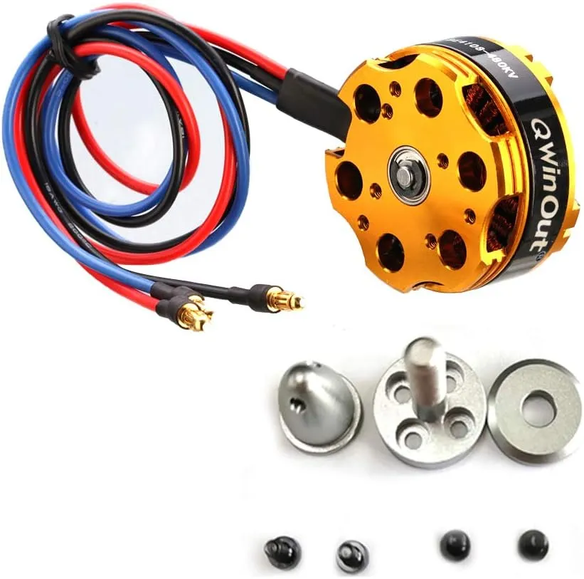 Multi Rotor Disc Brushless Motor Pull-2080g for 4/6/8-Axle Plant Protection awaken Aircraft DIY Drone Kit (8 Pcs) QWinOut 3-6S 380KV 4108 