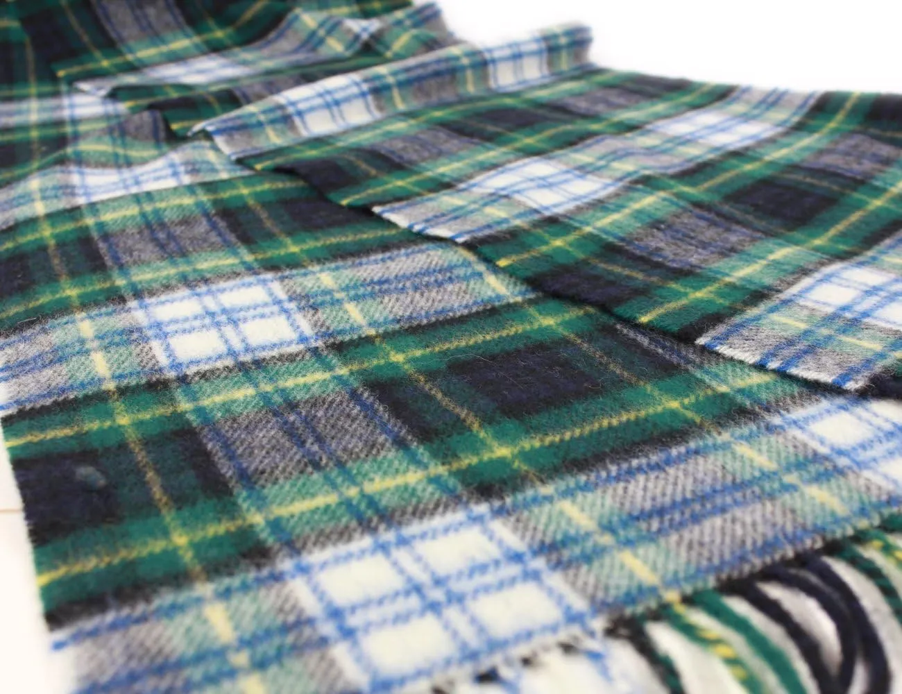 Murphy countercurrent 100% Irish Lambswool Plaid Scarf$ Soft & Warm$ Celtic Tartan Pattern$ Imported Biddy 
