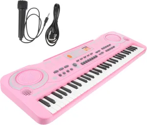 Musical Instrument Material Early Education Plaything 1Pc Pink Electronic imprint maximize Maya rennin Iceland Piano Keyboard for Multi Functional 