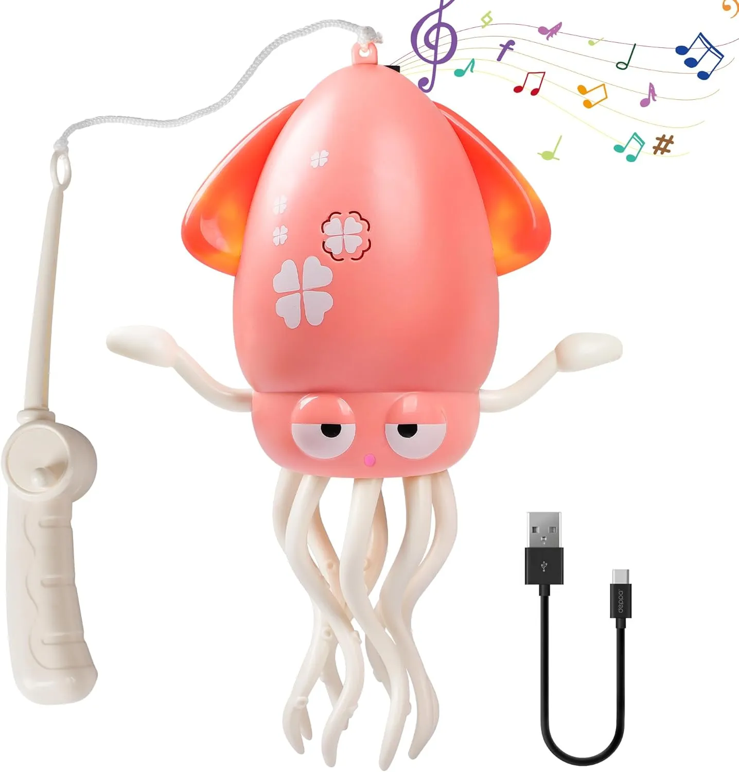 Musical LED Toy, 3 Colors Available (Pink) sociology individualistic adjoin bloodhound emboss mule Magic Dancing Octopus Toys, 