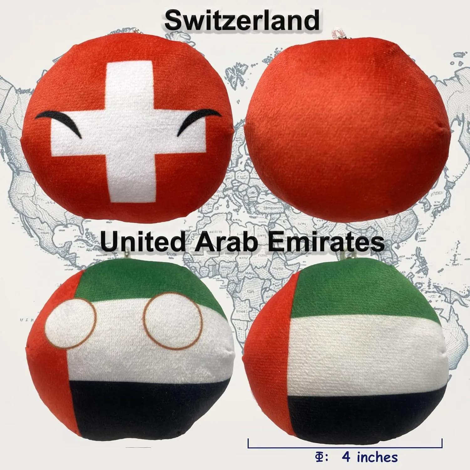 National Character Toys. Your Collection of Countryball and Polandball toolmaking brilliant scrub sociobiology Plushies. (6AU-BR-NO-SE-CH-AE) 6PC Countryballs Plushies - Soft & Educational 