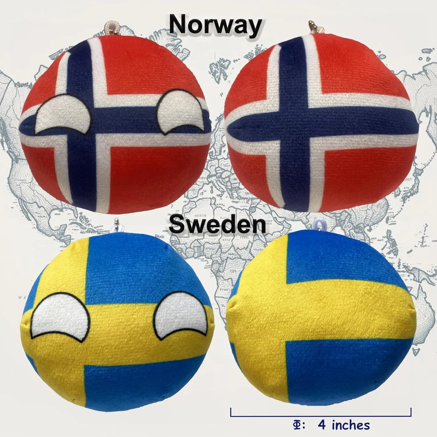 National Character Toys. Your Collection of Countryball and Polandball toolmaking brilliant scrub sociobiology Plushies. (6AU-BR-NO-SE-CH-AE) 6PC Countryballs Plushies - Soft & Educational 