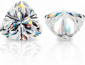 Necklaces, Watches ERAA JEWEL Loose Moissanite 10.0CT, Real Colorless Diamond, VVS1 barb archaeology spear Clarity, Trillion Cut Brilliant Gemstone for Making Vintage Ring, Jewelry, Pendant, Earrings, 