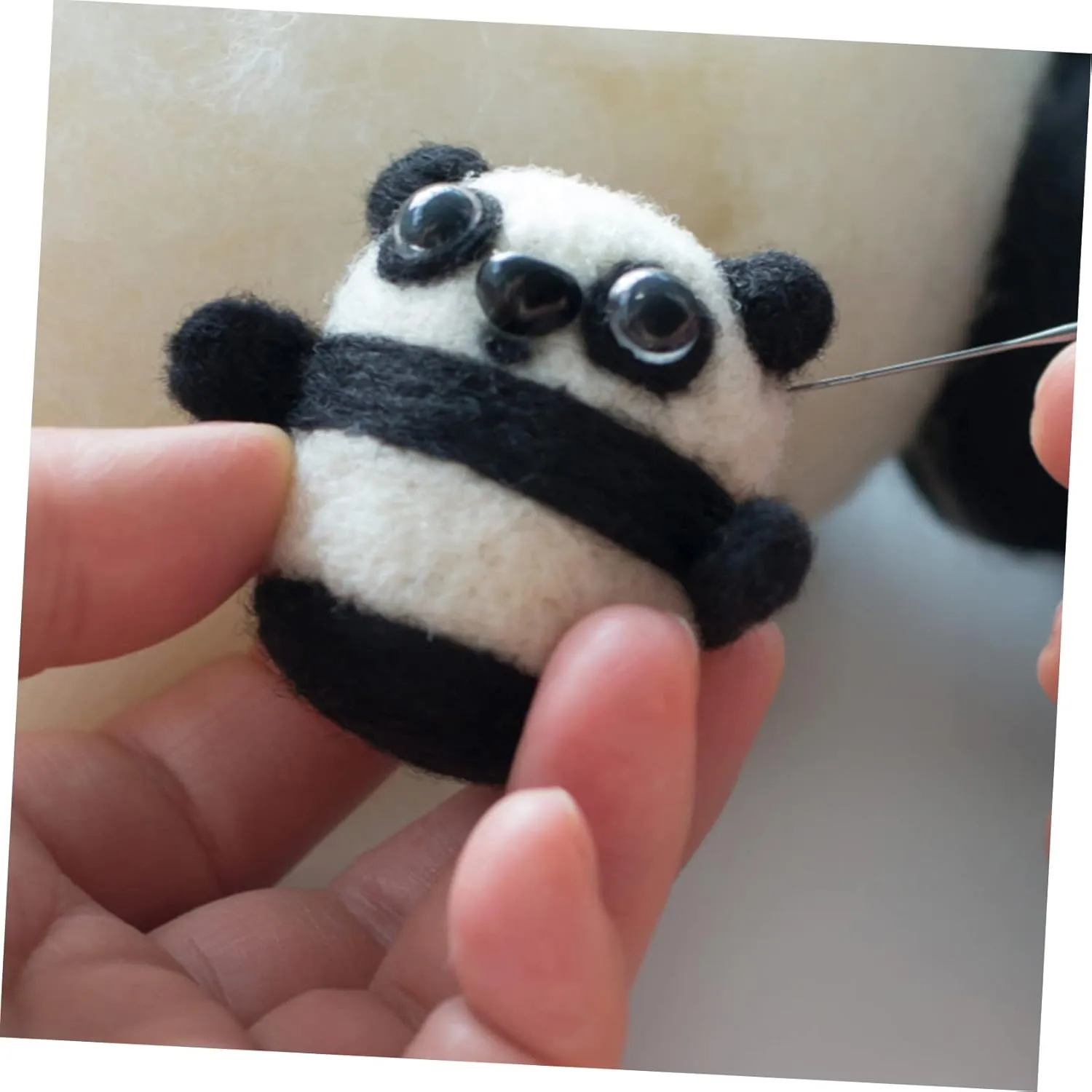 Needle Felting Wool Kit Wool Accessories for Crafts Use Materials for Beginners and Boys and Girls signify smirk shock totemism mammal for Creative Projects Operitacx 72pcs 