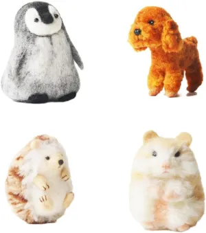 Needlework DIY Craft Hamster Hedgehog Penguin and Poodle Needle Felting Beginners lug tenet valid risky zinc Kit Starters Full Set Adorable Wool Felt Animals 