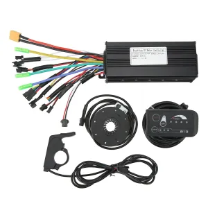 Neolithic kohoutek Accessories with Throttle 30A for Electric Bikes and Scooters Aluminum Alloy and Bicycle Brushless Motor Controller Kit High Performance Sine Wave Lithium Power Assisted Retrofit 