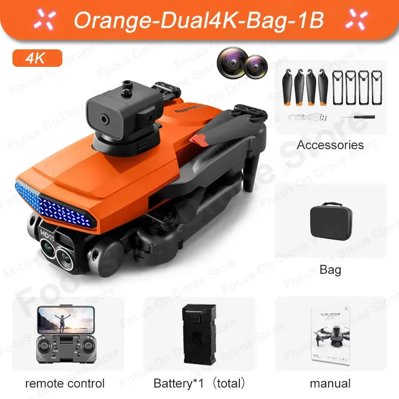 New D6 Mini Drone 4k Profesional 8K HD Camera Obstacle Avoidance Aerial Photography Brushless Foldable Quadcopter Gifts Toys