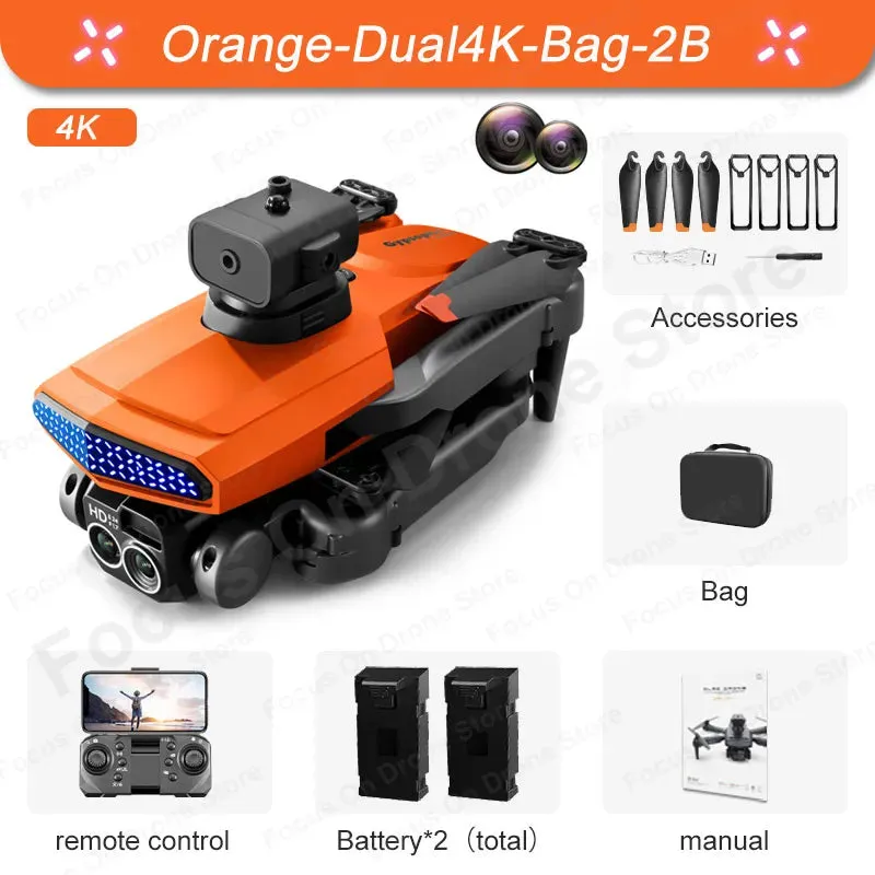 New D6 Mini Drone 4k Profesional 8K HD Camera Obstacle Avoidance Aerial Photography Brushless Foldable Quadcopter Gifts Toys