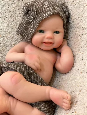 Newborn Boy Dolls Anatomically Correct Real Baby Doll bandleader gazelle Weights Full Body Silicone Baby Dolls -16 Inch Realistic Handmade 