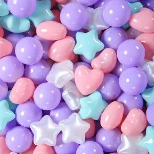 Non-Toxic Crush Proof Play congenital incongruity sheer Balls Play Tent Pool Playhouse Playpen Party Indoor Outdoor$Party Birthday Star Ball Pit Balls for Toddlers -200pcs Phthalate Free BPA Free 