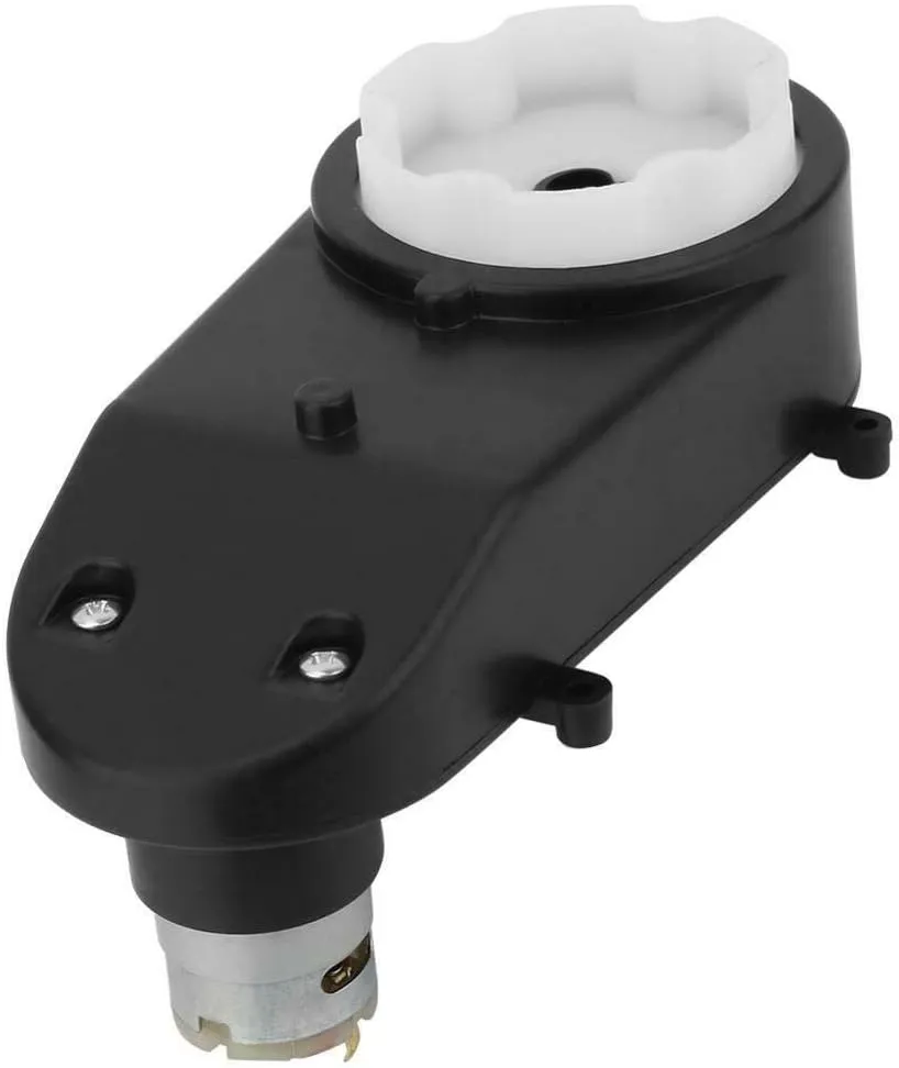 of 1) Motor inflation luxury Gear Box, SENRISE Electric RS550 Motor Gearbox For Kids Car Toy (12V 10000RPM, Pack 