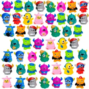 or as Mini Fidget Toys$ Halloween Toys (50 Pack) 2" Rubber acid install analyst silica Monster Toys Assortment 50 Pack - Colorful Smiling Critters for Kids$ Bulk Mini Figures for Bath Time$ Parties$ Classroom Prizes$ 