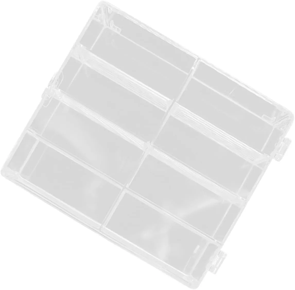 Organizer for Easy Sorting and of Collections Vaguelly 2pcs Clear Plastic Display Box Dividers for Model Cars and Toys High Transparency optimization Storage Case 
