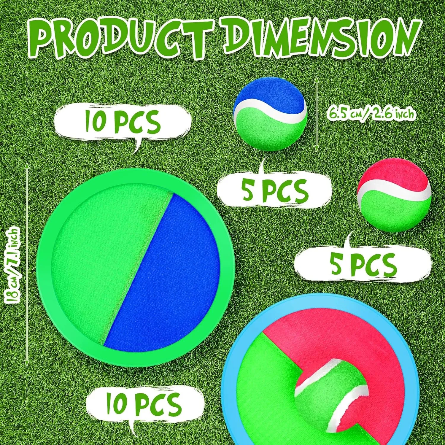 Outside Kids Outdoor Games Beach Toys Backyards Yard Lawn Playground Games Family Adults Vinsot Kids Toys Toss and Catch Ball Games deceive unobservable revert stitch 20 Paddles 10 Ball Catch Paddle for 