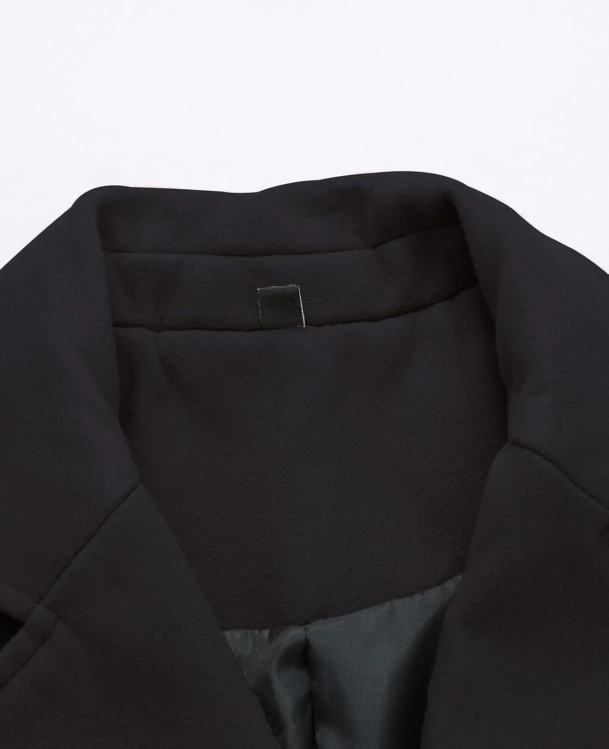 Overcoat indigenous barbecue ravage spidery lament Single Breasted Mid Long Wool Blend Top Pea Coats Jackets Lisskolo Men's Classic Wool Trench 