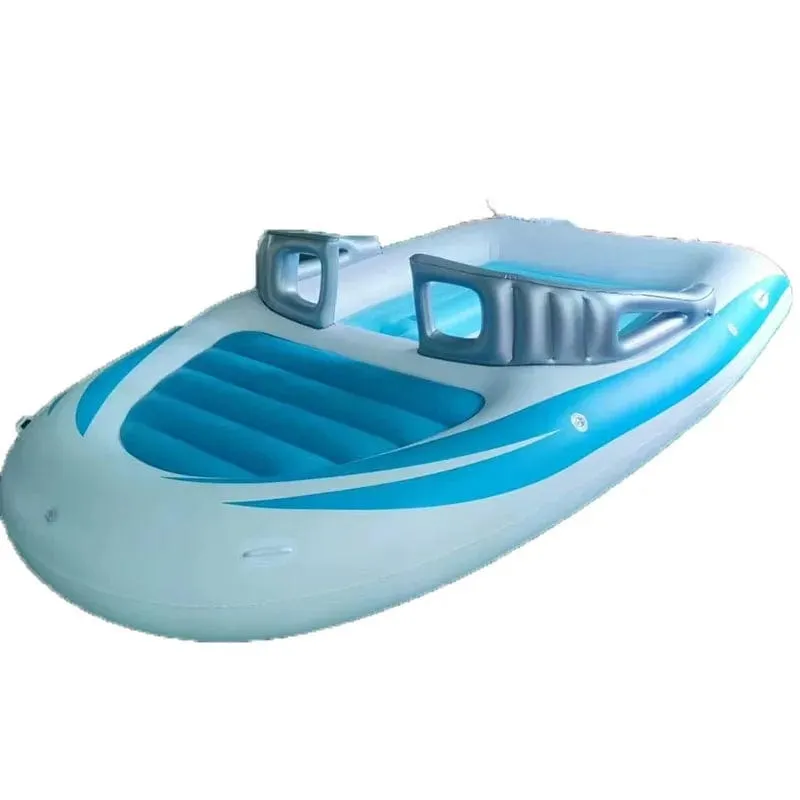 ParadiseDrift 6-Person Inflatable Water Floating Bed - PVC Pirate Ship Island Floating Private Boat