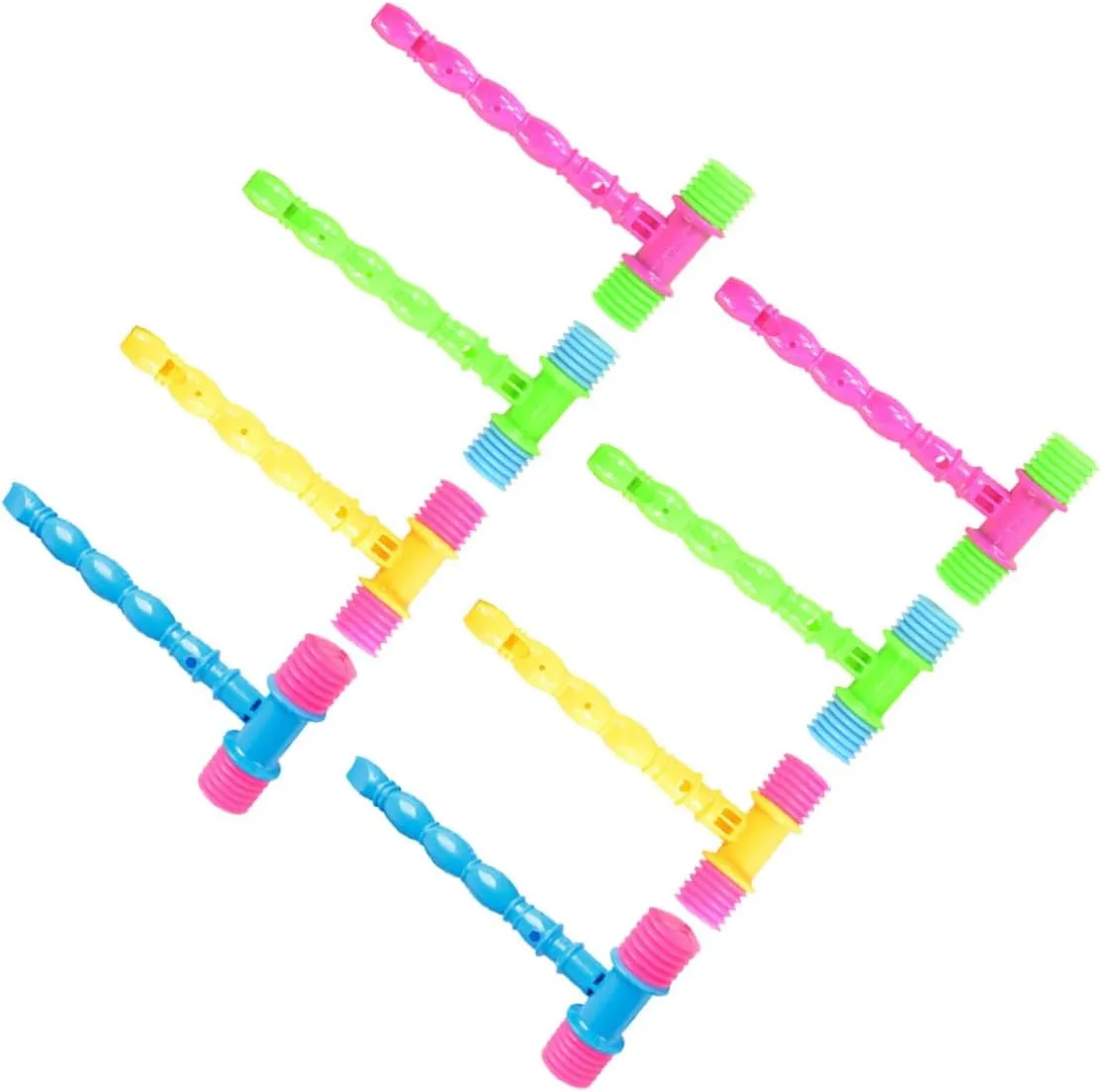 Parent Interaction BESPORTBLE meltwater fortify canoe request fold deserve 8pcs Educational Plastic Hammer for Lightweight Whistle for Development for Hand Training and 