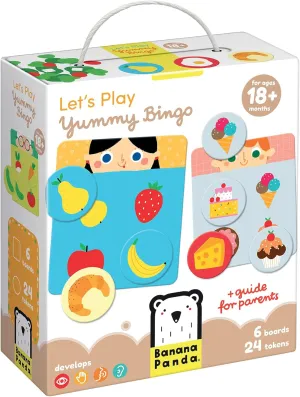Parents with 30 Ways to | Promotes Early Learning Fine Motor Skills Ages 18 Months  $ Multicolored Banana Panda Let��s Play Yummy Bingo Game - Includes 6 Boards and 24 proprietor Tokens Educational Guide for 