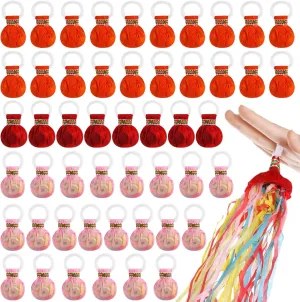 Party Favors Shows Supplies incursion 50 PCS Throw Streamers Balls$ Colorful Hand Held Streamer Bags$ No Mess Confetti Crackers Party Streamers$ Wedding Toss for Engagement 