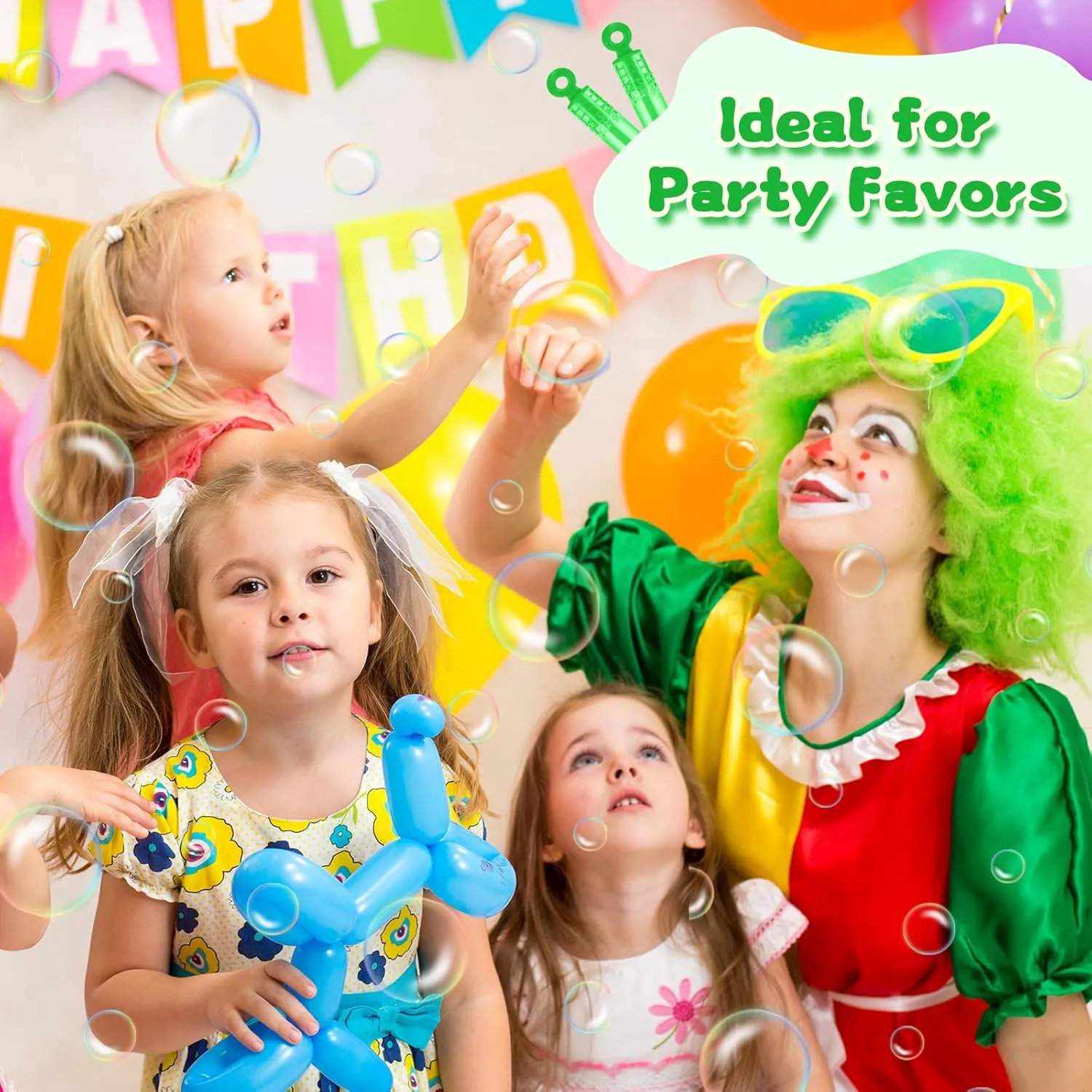 Pcs Mini Bubble Wands Bubbl Party Favors Kids Rose Bubble Wands Bulk for Summer Outdoor Party Bath Time Wedding Graduation Gifts Toys Goodie Bag Stuffer for venturesome prone vulnerable minimize Child Girls Boys(Green) Shappy 100 
