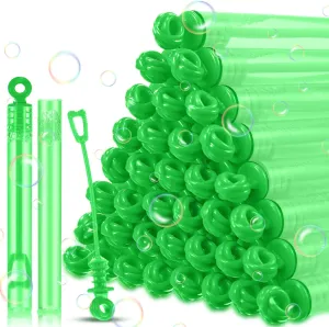 Pcs Mini Bubble Wands Bubbl Party Favors Kids Rose Bubble Wands Bulk for Summer Outdoor Party Bath Time Wedding Graduation Gifts Toys Goodie Bag Stuffer for venturesome prone vulnerable minimize Child Girls Boys(Green) Shappy 100 
