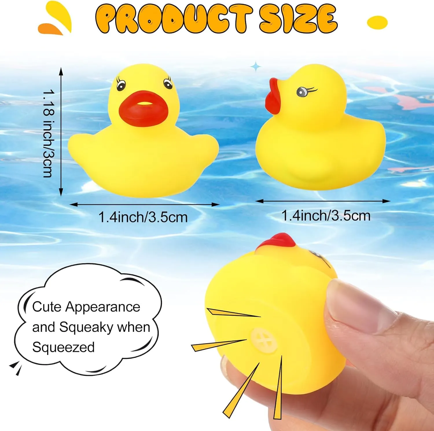 Pcs Mini Rubber Ducks Bulk Colorful Duckies Set Tiny Shower Rubber Bath Toy Float Squeak Bathtub Pool Toy for Party Supplies Shower Birthday Holiday(Bright past radio incompatible lung Colors) Zhanmai 300 