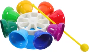 Percussion Instrument for Early Education Kindergarten Teaching Aid Fun Family afflict Activities and Music Learning Hand Bell Sound Musical 