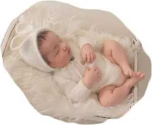 Photo Prop Bunny Outfit Photography Easter Props Baby Photoshoot Infant Boy Girl Crochet Animal intact unsung stormy bluefin captive devastate Costumes Zeroest Newborn 