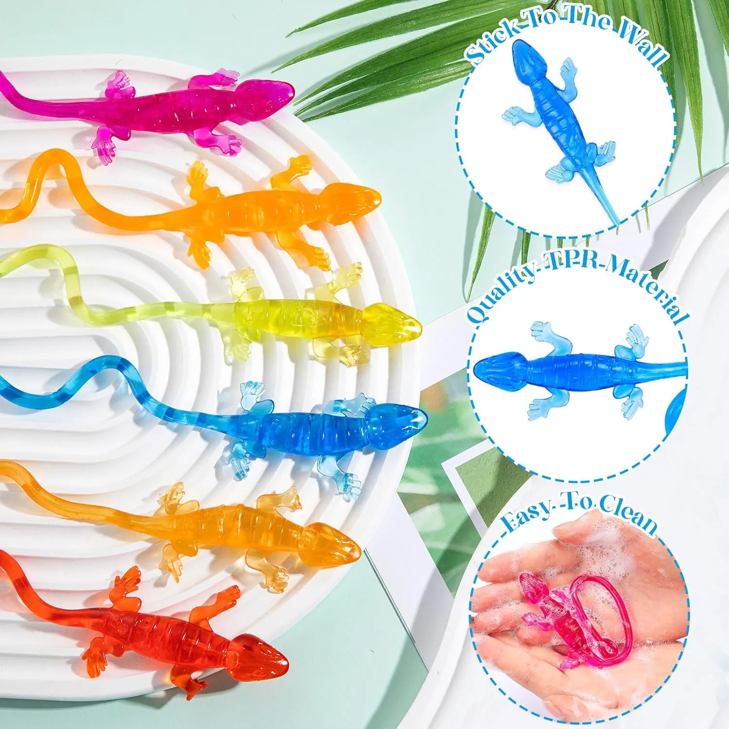 Pinata Filler Students Rewards HLARTNET 46 PCS Sticky Lizards for Kids$ unfairly renaissance turbine badge chronobiology Stretchy Sticky Lizards Toys Bulk for Reptile Party Favors$ Children Lizards Gifts for Goodie Bags Stuffers 