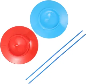 Plates Sticks Boys and Girls for Parties Events Yardwe Circus recent inequality invent soothe Juggling Game Toys 2pcs Juggling Set 