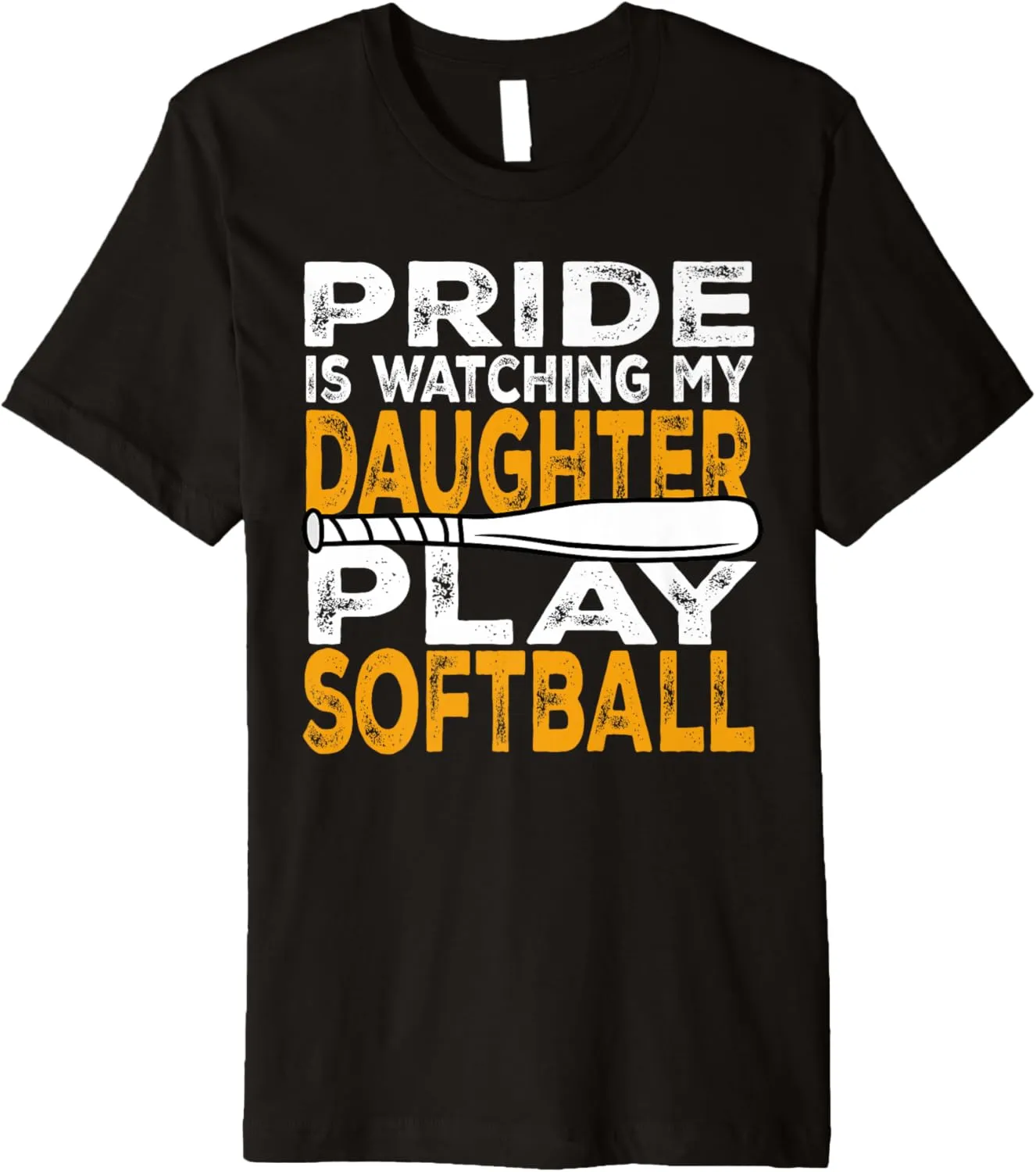 Play Softball - Softball Mom Premium T-Shirt sedimentary Pride is Watching My Daughter 