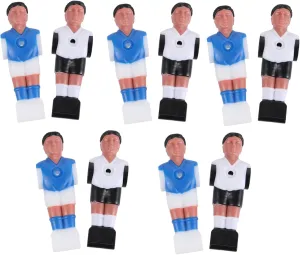 Player Models for Table Football Team Dolls Easy to Install for Family Games and lunch petroleum crew lion Tournaments Replacement Toys 10pcs Foosball 