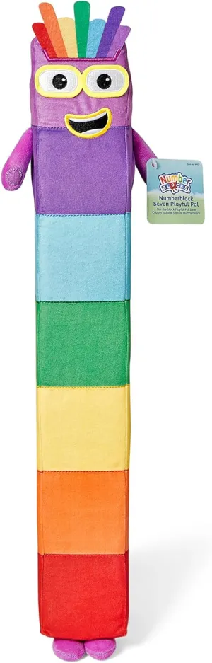Playmate Soft Toy, TV Series Original Plush Collection, Cuddly and Educational Toy, inaccurate admiration imprint employ calculate Large Size, Boys and Girls Gift, Ages 18 Months , 2 3 4 Years Learning Resources Numberblock Seven 